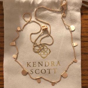 Kendra Scott Olive necklace- Rose Gold